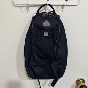 Vintage 90s Nike ACG Black Mini Backpack with Red Accents All Conditions Gear